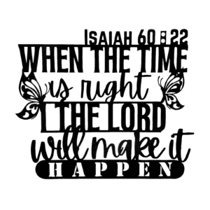 Isaiah 60:22 (W30 x H25) cm