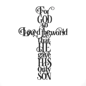 John 3:16 (W20 x H30) cm