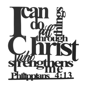 Philippians 4:13 (W29 x H30) cm