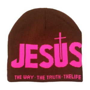 "Jesus" Beanie - Brown